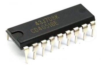 CD4051 Analog Multiplexer/Demultiplexer