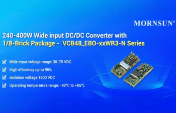 MORNSUN Launches VCB48_EBO-xxWR3-N Series DC-DC Converters for Medium and High-Power Applications