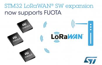 STM32 LPWAN Development boards supporting LoRaWAN Firmware Update Over The Air 