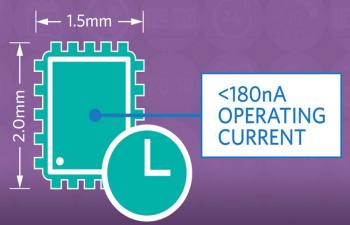 nanoPower Real-Time Clock Offers Smaller Package and Longest Battery Life