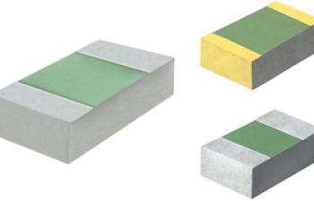 Vishay CHEP series thin film chip resistors in 0402 and 0603 case sizes, built on aluminum nitride substrate for high power…