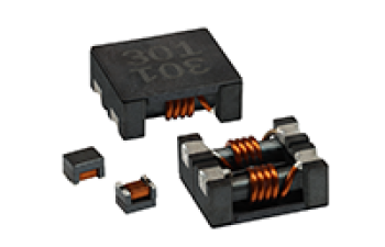 Vishay Dale ICM5050-A, ICM6050-A, IFLN-1210BE-A, and IFLN-1812CZ-A surface-mount common mode chokes, AEC-Q200 qualified…